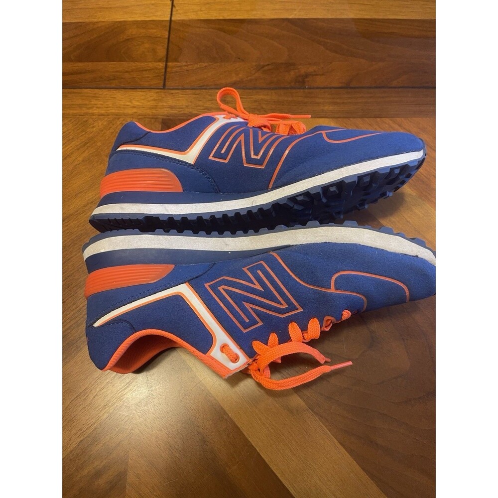 New Balance Ml574NEL SIZE 10D Royal Blue/Orange Great Tread Florida Gators - Picture 2 of 6